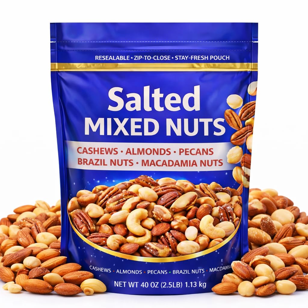 Amazon.com : Mixed Nuts Almond Cashew Pecan Brazil Nut Macadamia